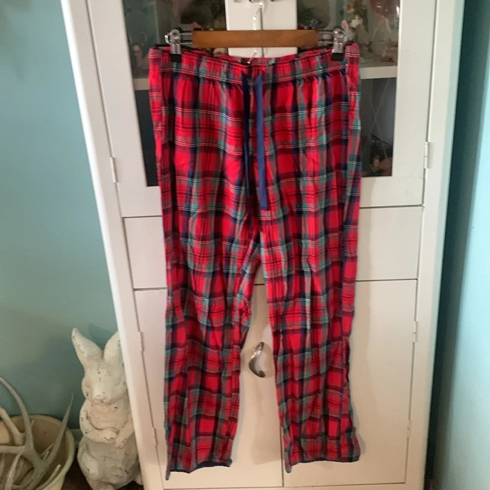 Victoria’s Secret sz S Plaid Pajamas - Red and Blue lighter weight like new! - Picture 7 of 10